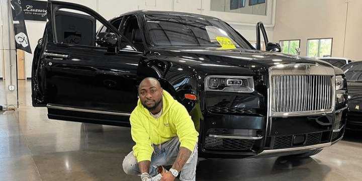 Davido’s 2021 Rolls Royce Cullman Arrives Lagos