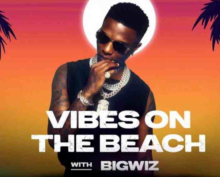EVENT:- Wizkid To Round Up 2021 With Live Performance At Vibes On The Beach Concert