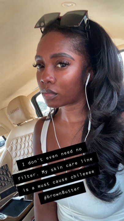 I Don’t Need Filter — Tiwa Savage Brags As She Flaunts Skin