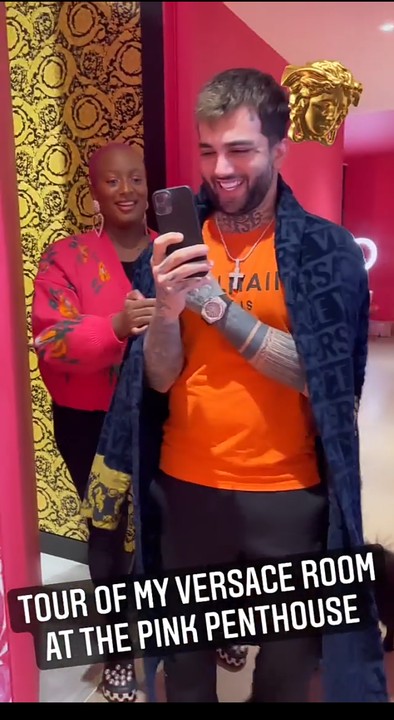 Dj Cuppy’s Versace Room In Her Pink Penthouse (Photos)