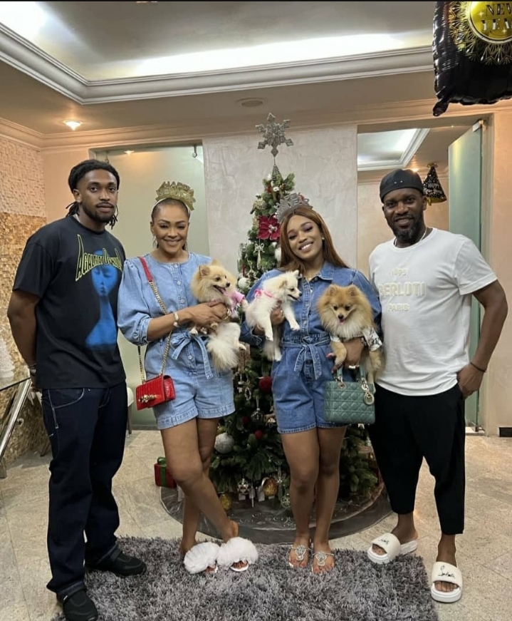 Photos Of Ex-footballer JayJay Okocha, His Wife And Children