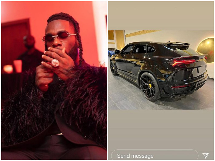 Burna Boy Acquires 2022 Lamborghini Novitec Edition (See Photos)