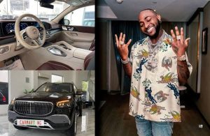 Davido Shows Off The Interior Of His Mercedes Maybach Worth Over N100m (Photos)